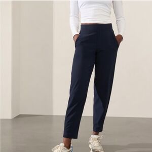 ATHLETA Brooklyn Ankle Pant, Navy Blue, Size 6 P, Petite